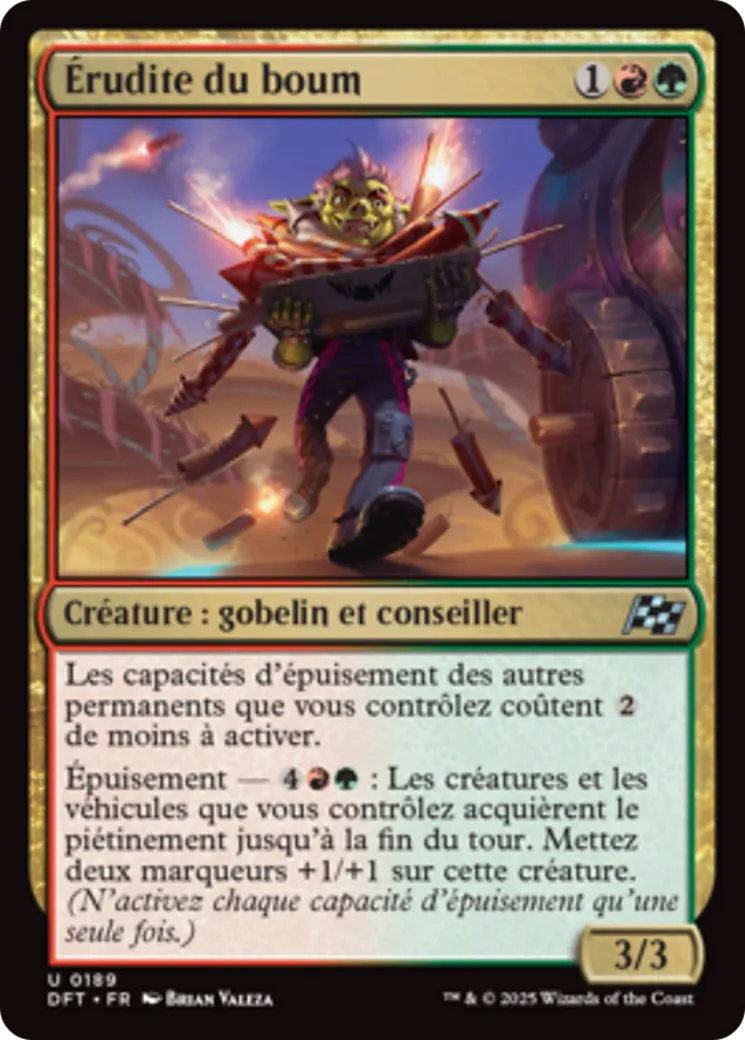 Érudite du boum from Aetherdrift - Magic: The Gathering