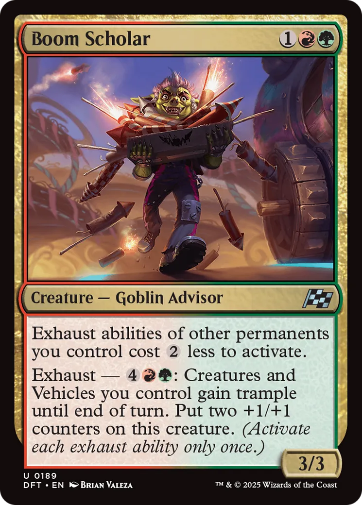 Boom Scholar — Aetherdrift — Magic: The Gathering