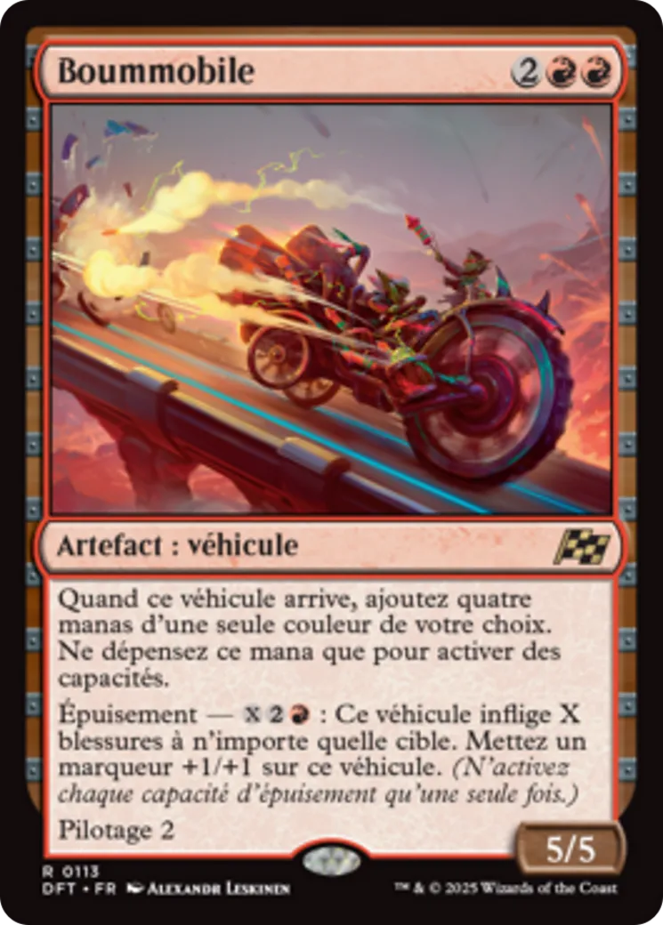 Boummobile from Aetherdrift - Magic: The Gathering