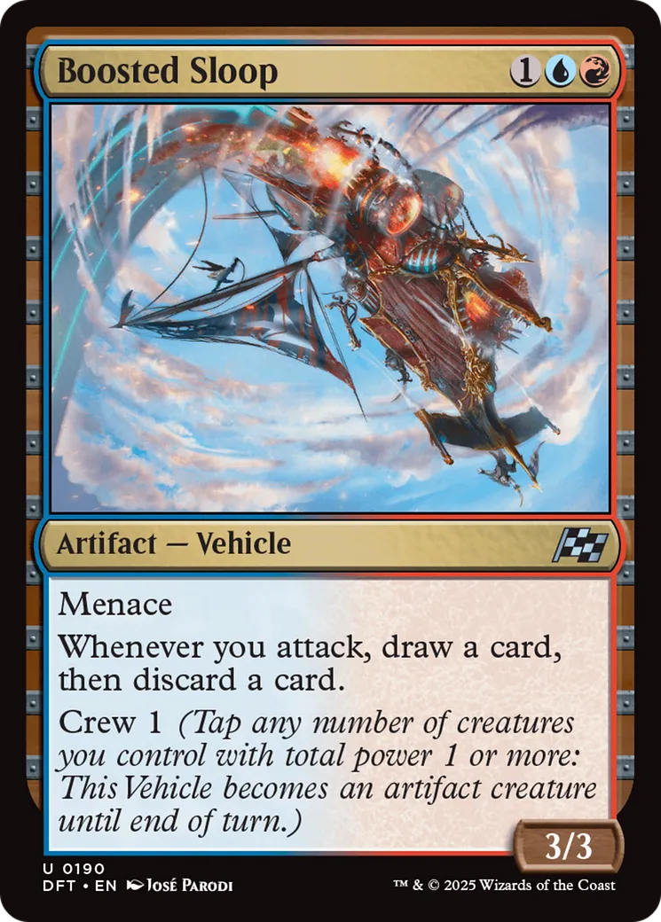 Sloop amélioré — Aetherdrift — Magic: The Gathering