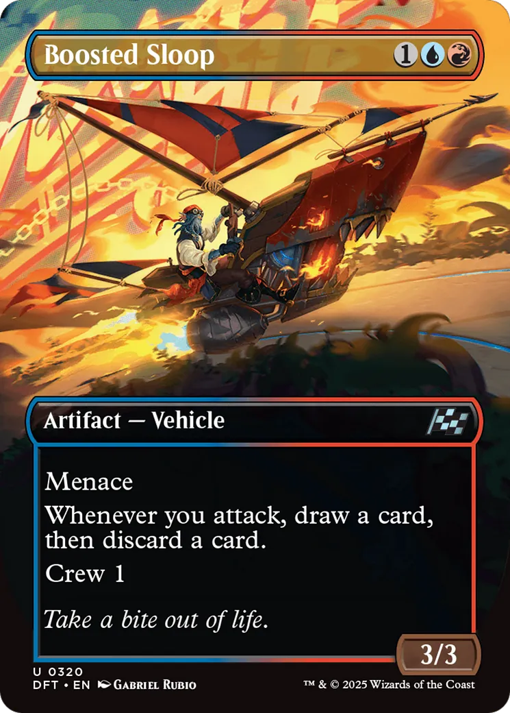 Boosted Sloop — Aetherdrift — Magic: The Gathering
