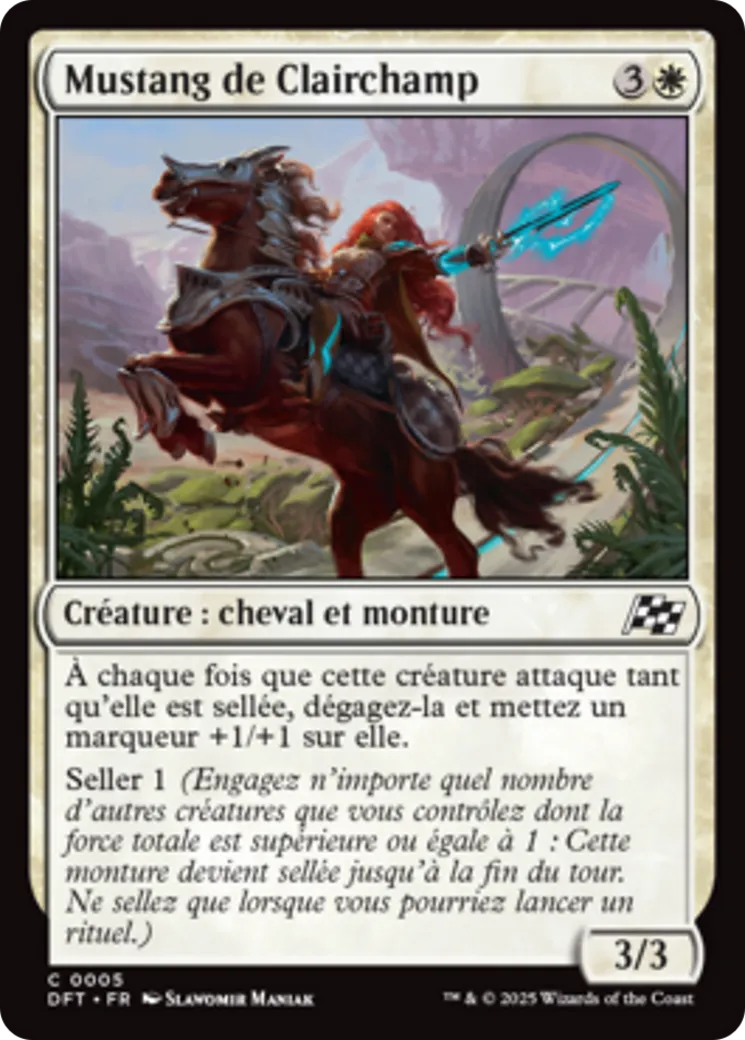 Mustang de Clairchamp — Aetherdrift — Magic: The Gathering