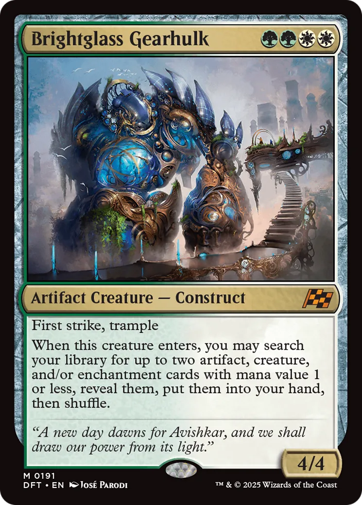 Brightglass Gearhulk — Aetherdrift — Magic: The Gathering