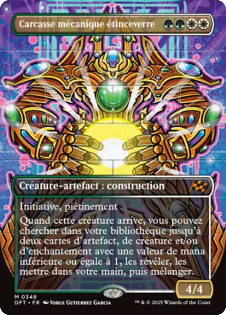 Carcasse mécanique étinceverre — Aetherdrift — Magic: The Gathering