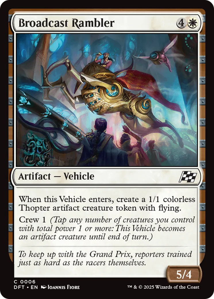 Broadcast Rambler — Aetherdrift — Magic: The Gathering