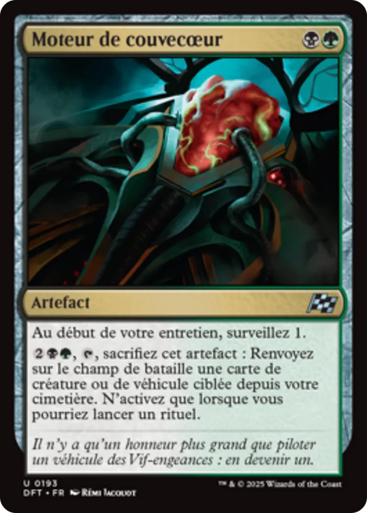Moteur de couvecœur — Aetherdrift — Magic: The Gathering