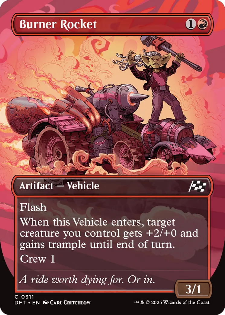 Burner Rocket — Aetherdrift — Magic: The Gathering