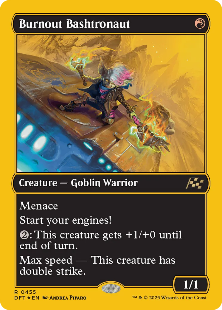 Burnout Bashtronaut — Aetherdrift — Magic: The Gathering