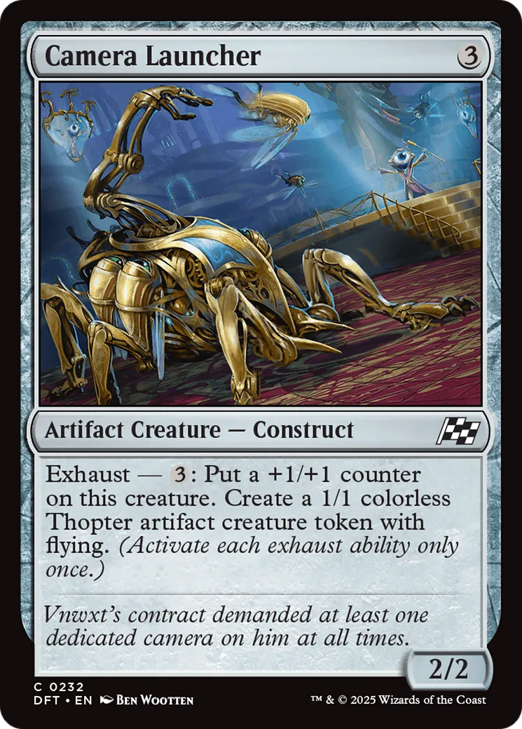 Camera Launcher from Aetherdrift - Magic: The Gathering