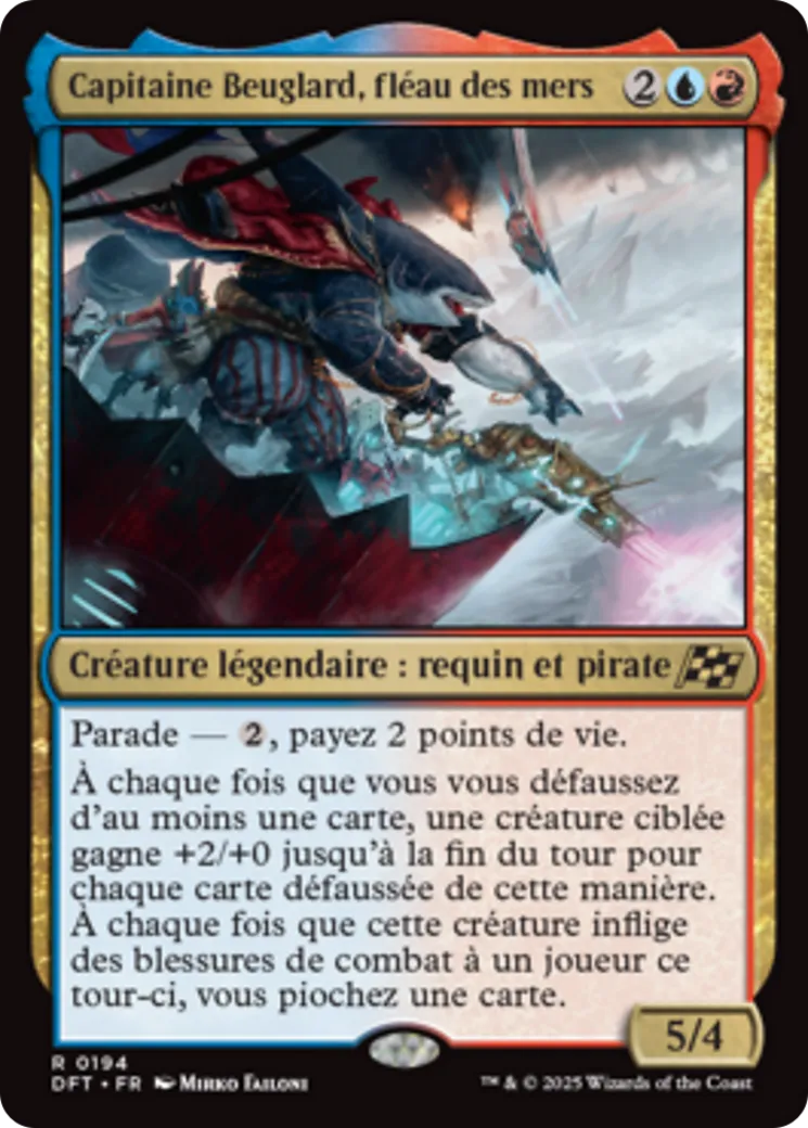 Capitaine Beuglard, fléau des mers — Aetherdrift — Magic: The Gathering