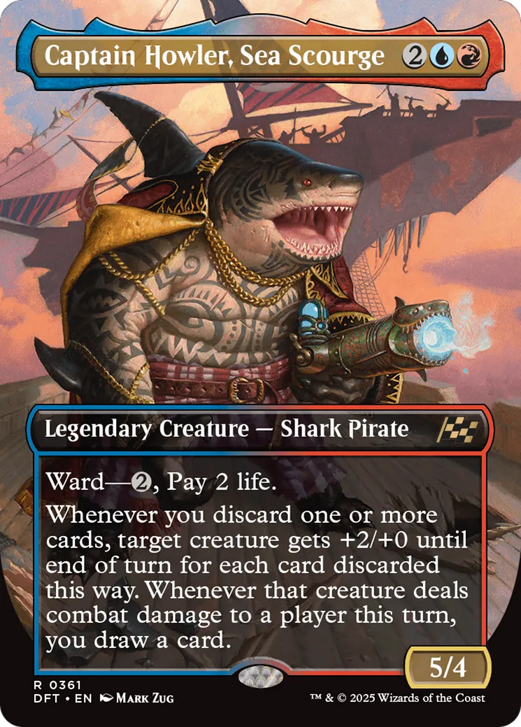 Captain Howler, Sea Scourge from Aetherdrift - Magic: The Gathering