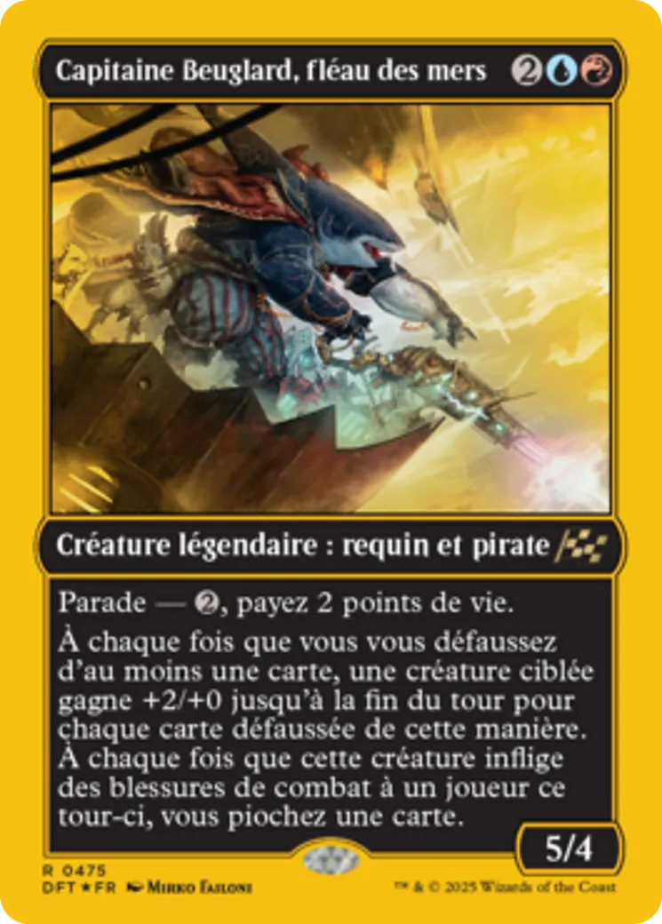 Capitaine Beuglard, fléau des mers — Aetherdrift — Magic: The Gathering