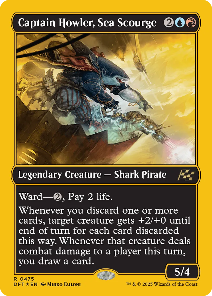 Captain Howler, Sea Scourge — Aetherdrift — Magic: The Gathering