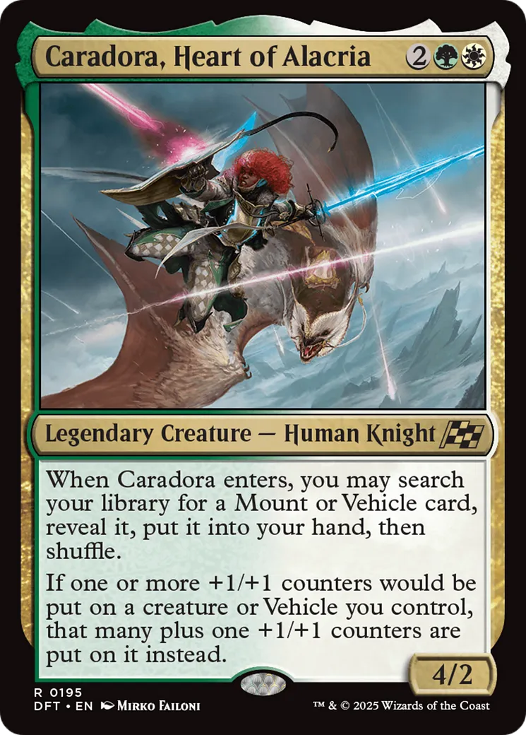 Caradora, cœur d'Alacria — Aetherdrift — Magic: The Gathering