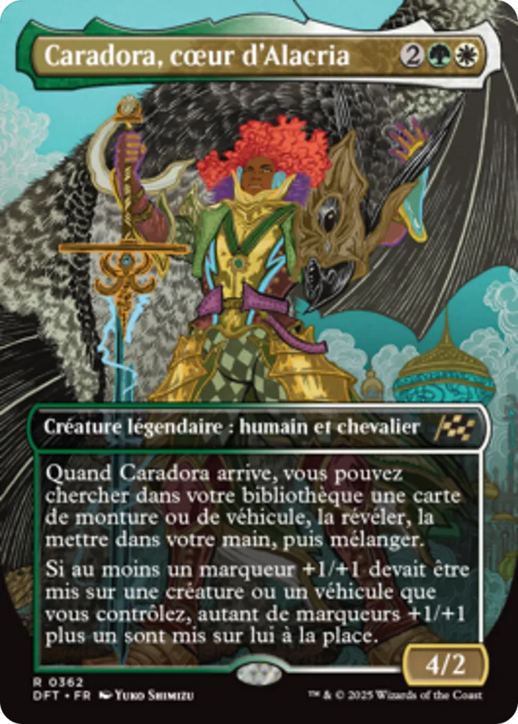 Caradora, cœur d'Alacria — Aetherdrift — Magic: The Gathering