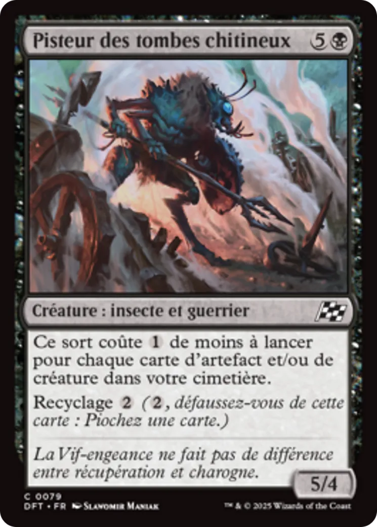 Pisteur des tombes chitineux — Aetherdrift — Magic: The Gathering