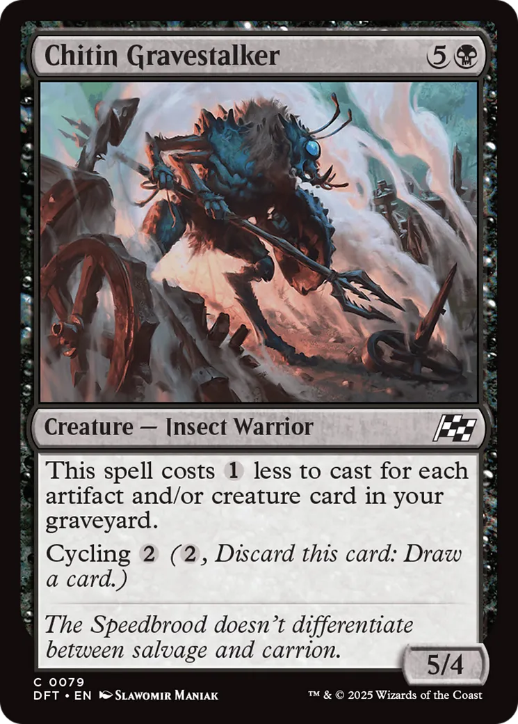 Chitin Gravestalker — Aetherdrift — Magic: The Gathering