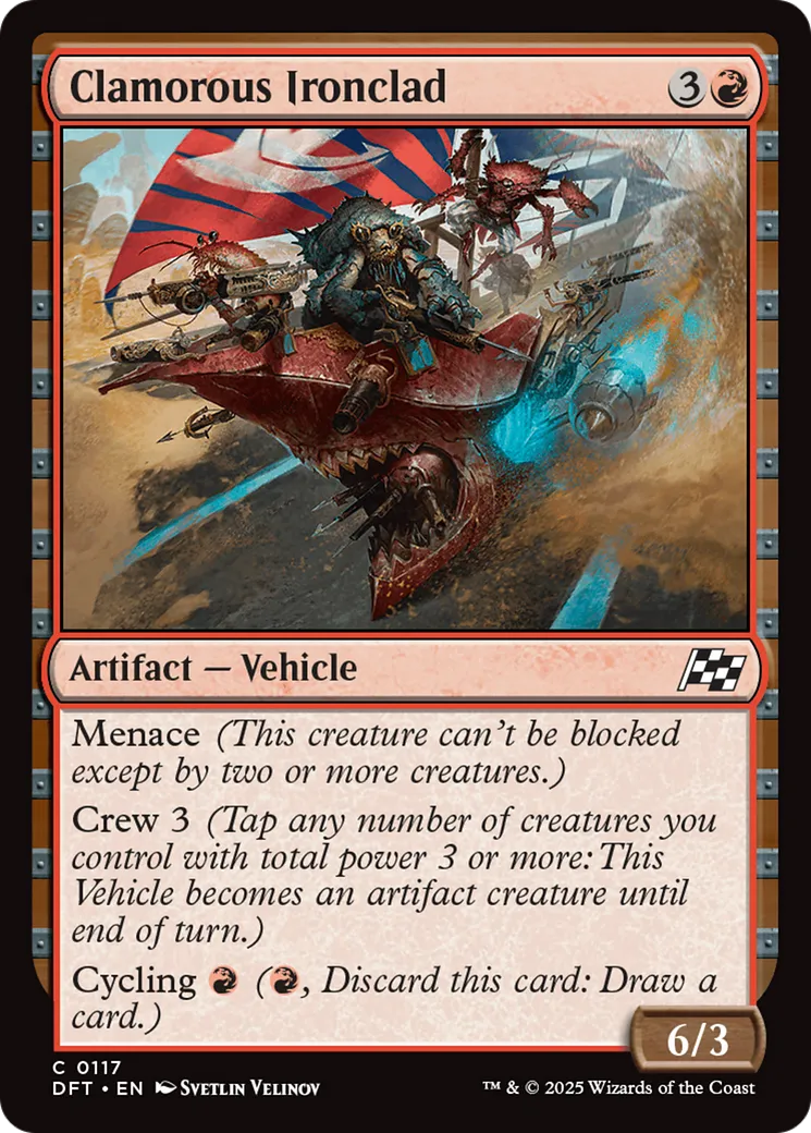 Clamorous Ironclad — Aetherdrift — Magic: The Gathering