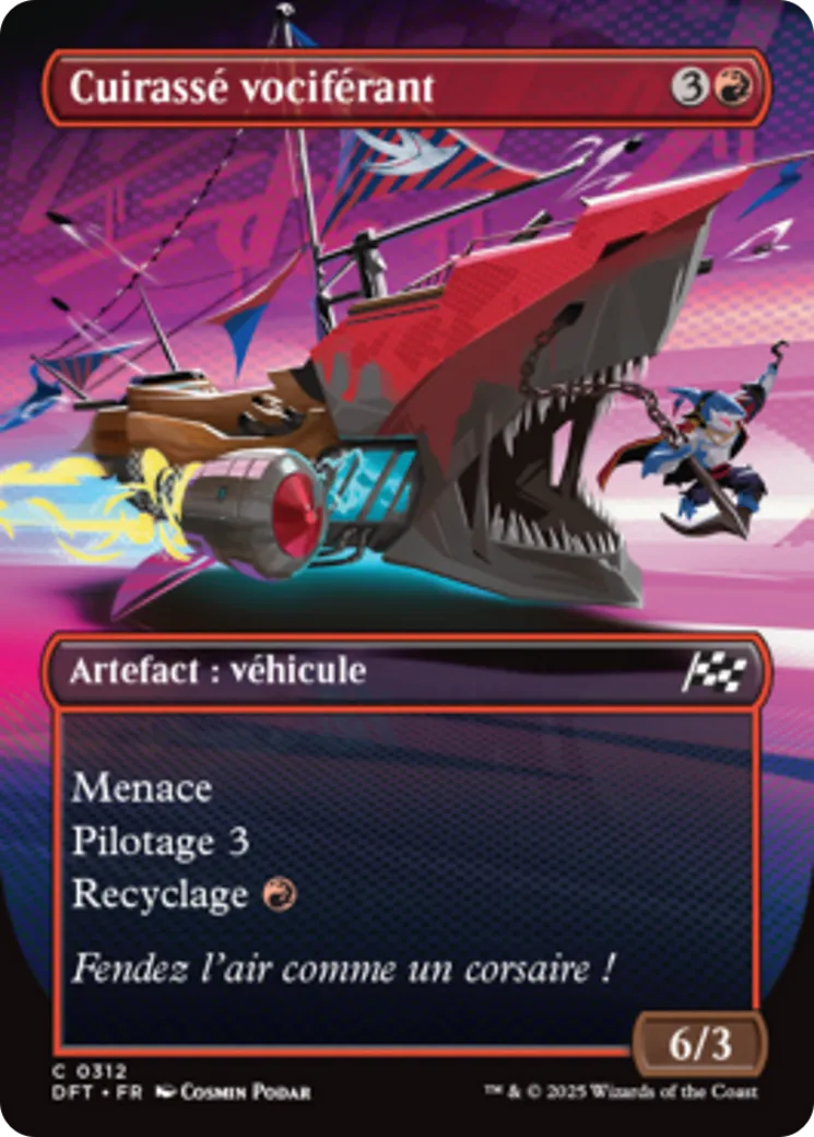 Cuirassé vociférant — Aetherdrift — Magic: The Gathering