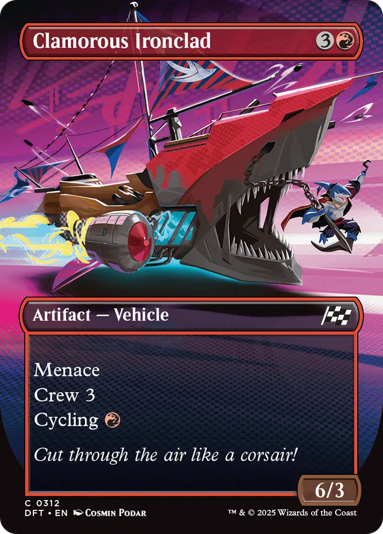 Cuirassé vociférant — Aetherdrift — Magic: The Gathering
