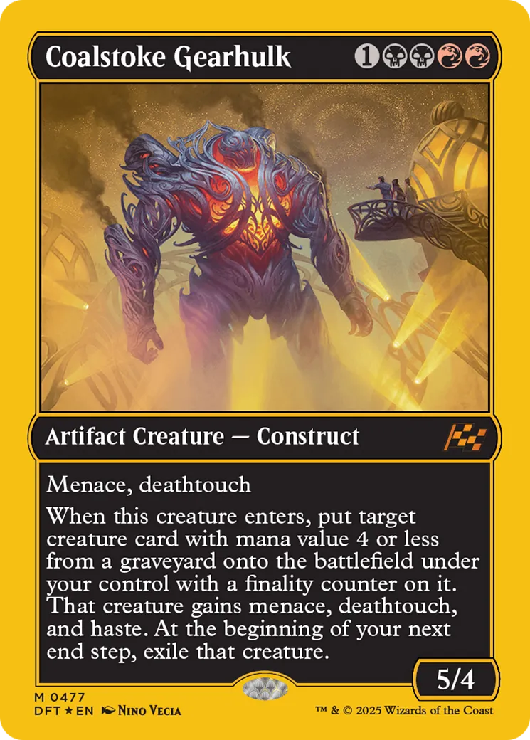 Coalstoke Gearhulk from Aetherdrift - Magic: The Gathering