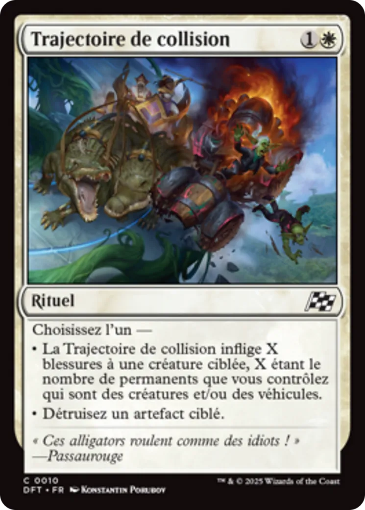 Trajectoire de collision — Aetherdrift — Magic: The Gathering