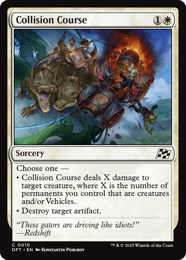 Trajectoire de collision — Aetherdrift — Magic: The Gathering