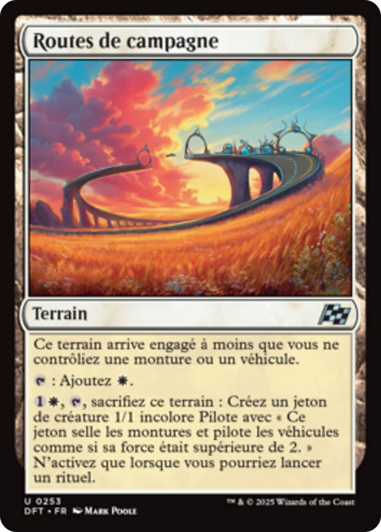 Routes de campagne — Aetherdrift — Magic: The Gathering