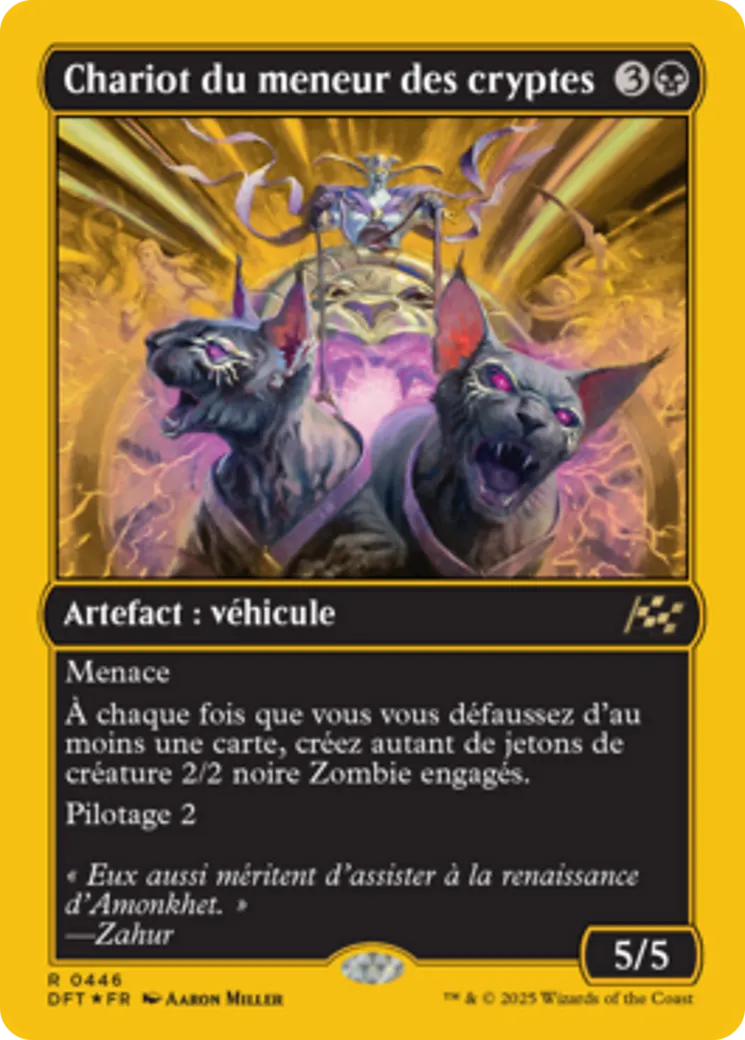 Chariot du meneur des cryptes — Aetherdrift — Magic: The Gathering