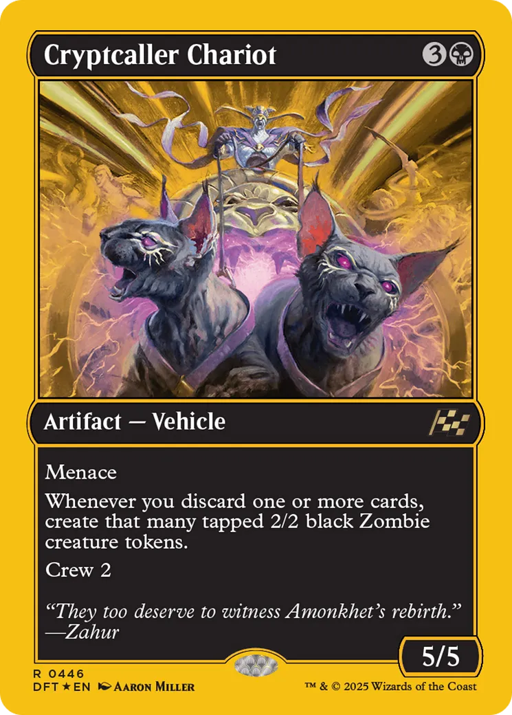 Cryptcaller Chariot from Aetherdrift - Magic: The Gathering