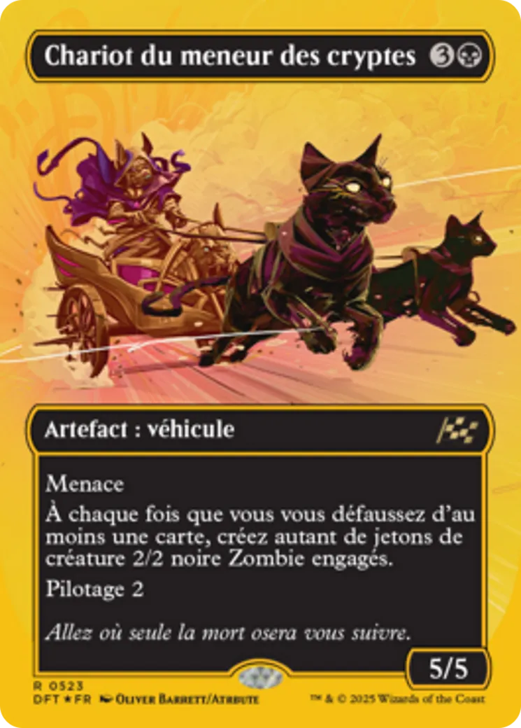 Chariot du meneur des cryptes — Aetherdrift — Magic: The Gathering