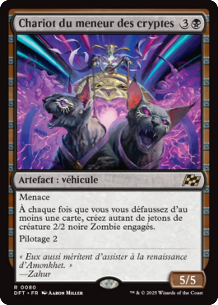 Chariot du meneur des cryptes — Aetherdrift — Magic: The Gathering