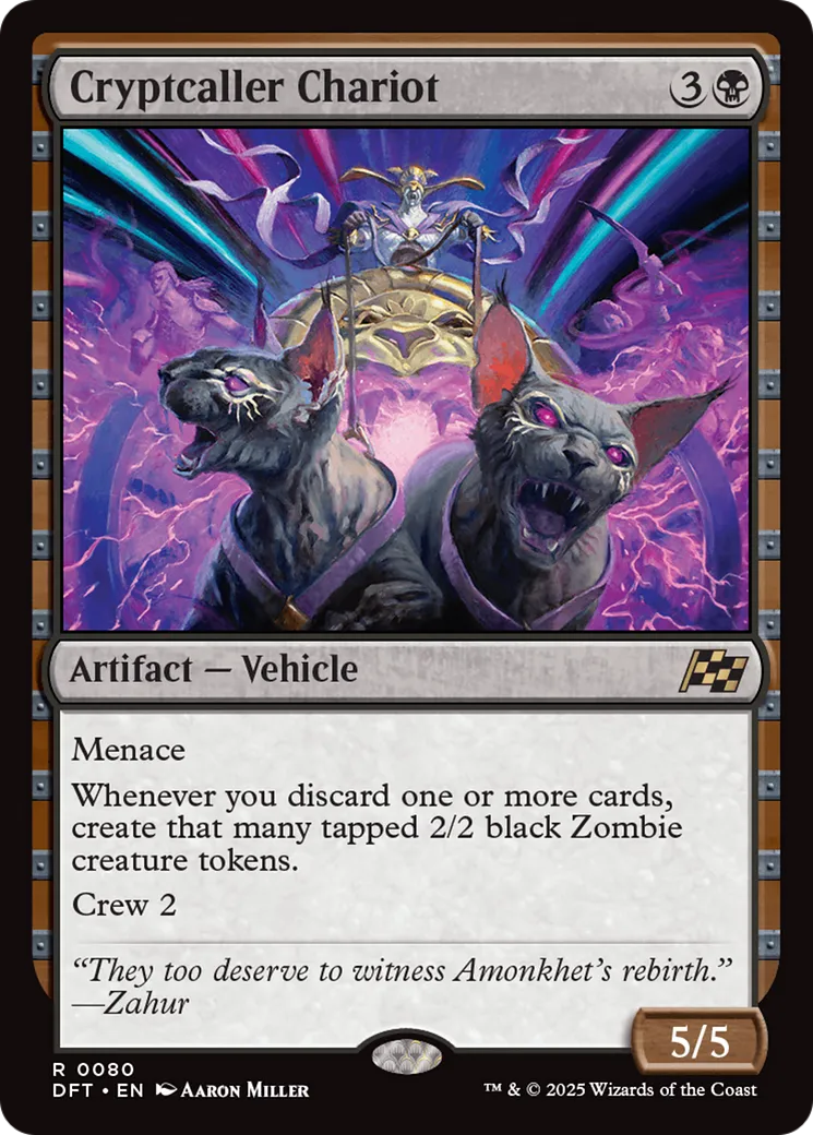 Chariot du meneur des cryptes — Aetherdrift — Magic: The Gathering