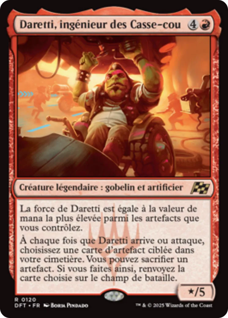 Daretti, ingénieur des Casse-cou — Aetherdrift — Magic: The Gathering