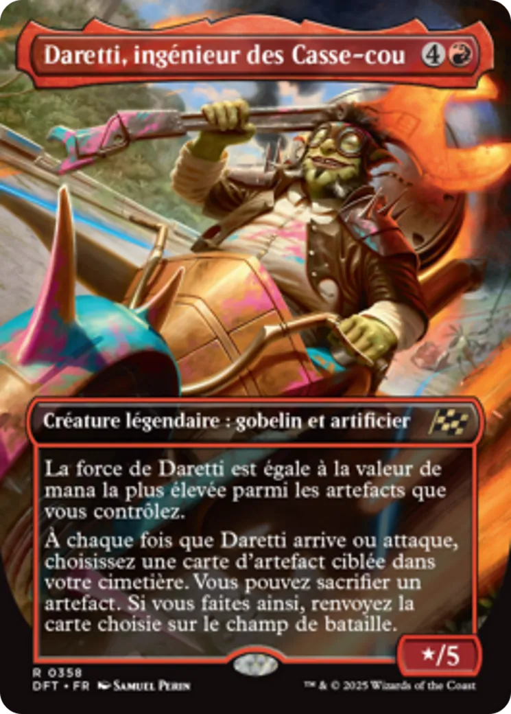 Daretti, ingénieur des Casse-cou — Aetherdrift — Magic: The Gathering