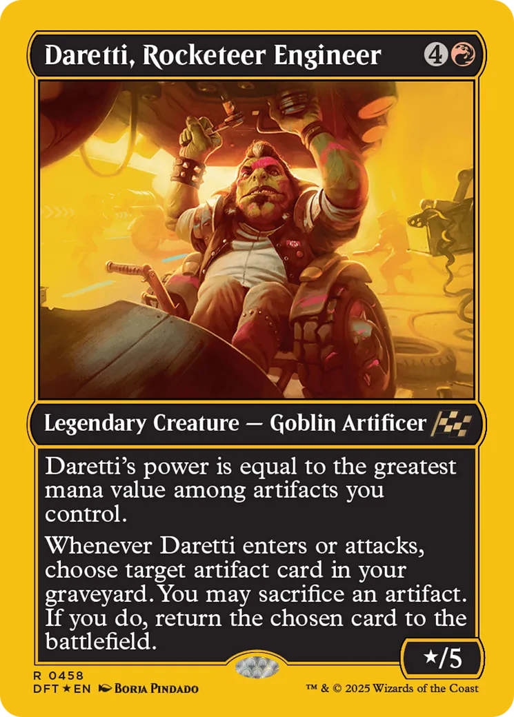 Daretti, Rocketeer Engineer from Aetherdrift - Magic: The Gathering