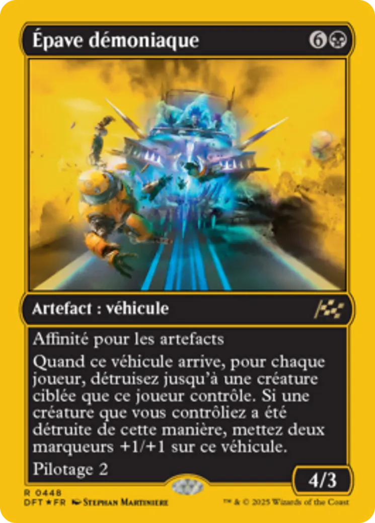 Épave démoniaque — Aetherdrift — Magic: The Gathering