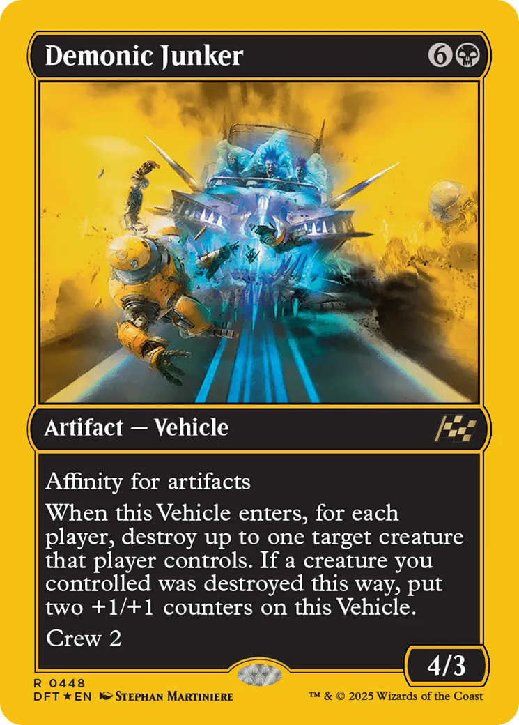 Demonic Junker — Aetherdrift — Magic: The Gathering