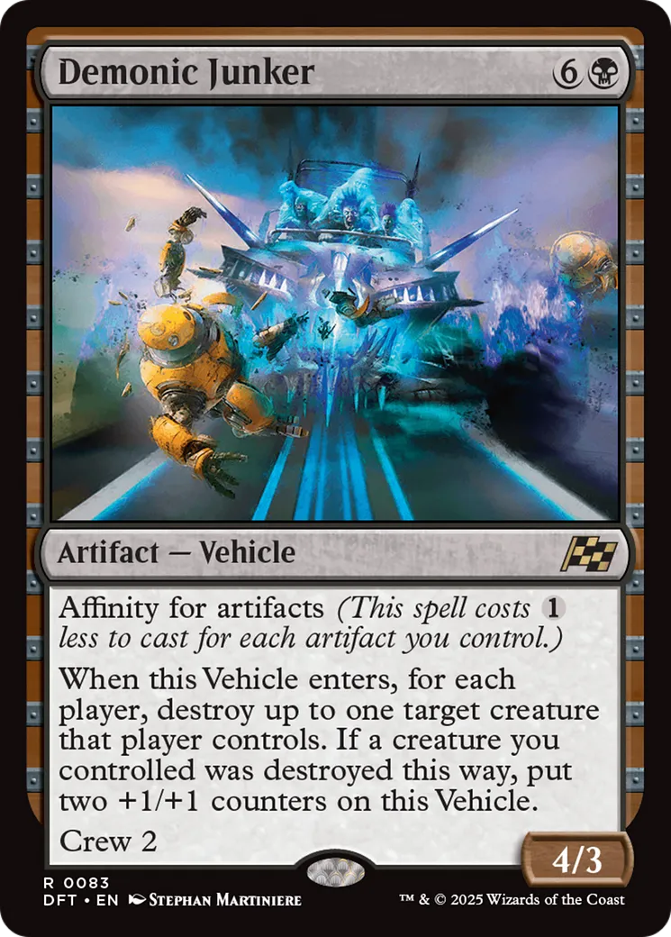 Demonic Junker — Aetherdrift — Magic: The Gathering