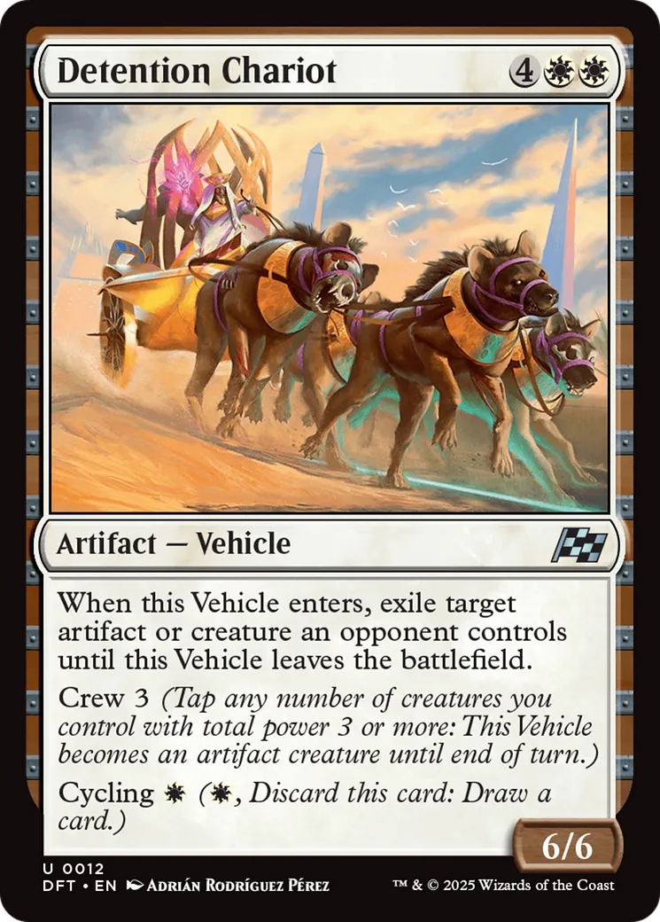 Chariot de détention — Aetherdrift — Magic: The Gathering