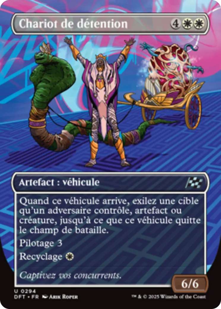 Chariot de détention — Aetherdrift — Magic: The Gathering