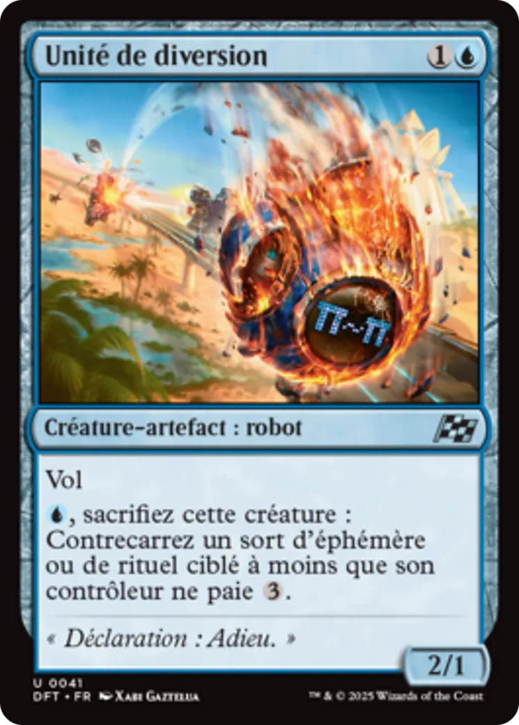 Unité de diversion — Aetherdrift — Magic: The Gathering