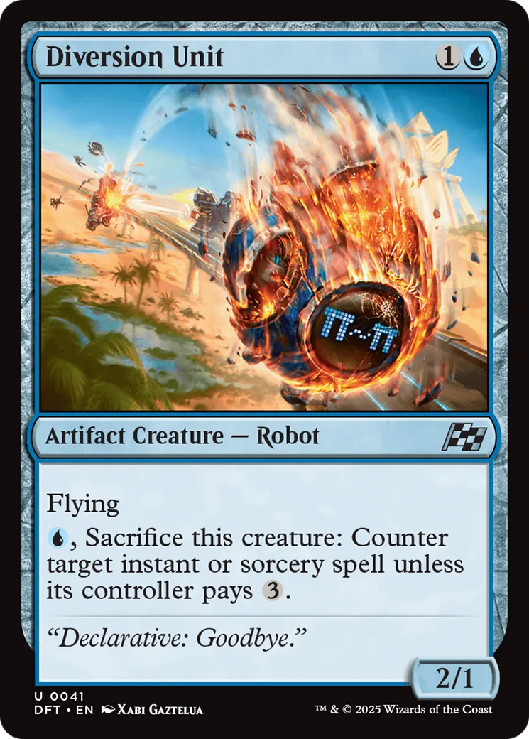 Diversion Unit — Aetherdrift — Magic: The Gathering