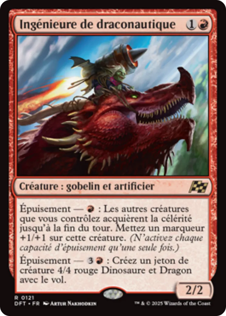 Ingénieure de draconautique — Aetherdrift — Magic: The Gathering