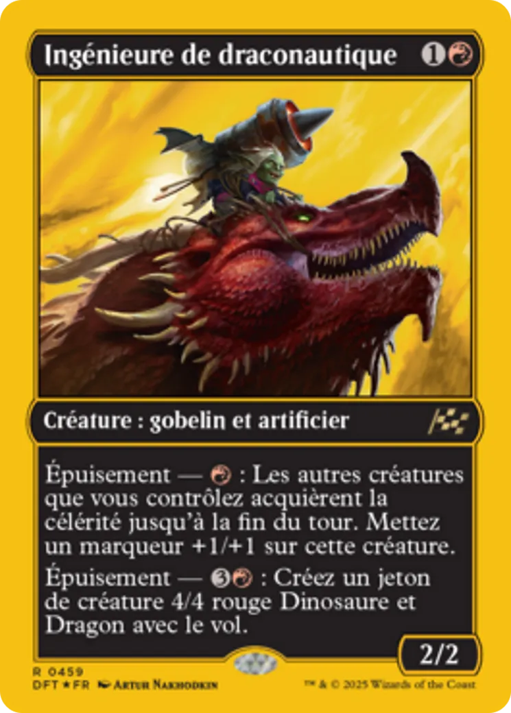 Ingénieure de draconautique — Aetherdrift — Magic: The Gathering