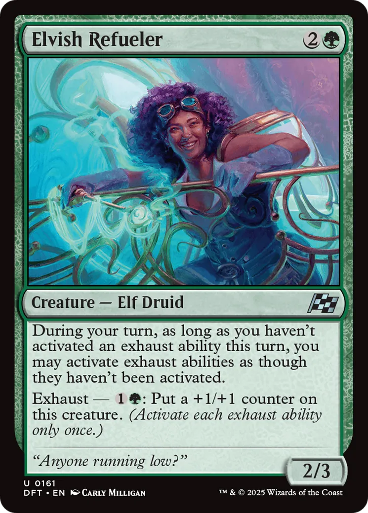 Elvish Refueler — Aetherdrift — Magic: The Gathering