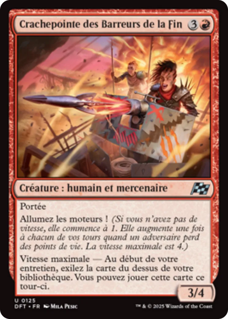 Crachepointe des Barreurs de la Fin — Aetherdrift — Magic: The Gathering