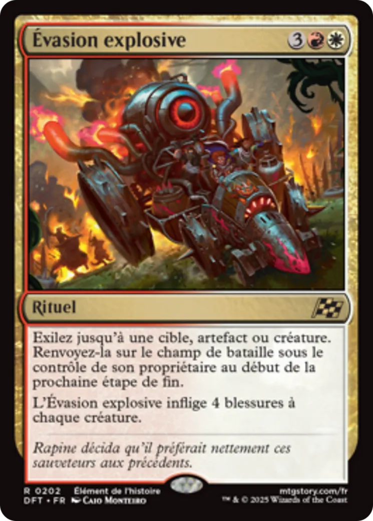Évasion explosive — Aetherdrift — Magic: The Gathering