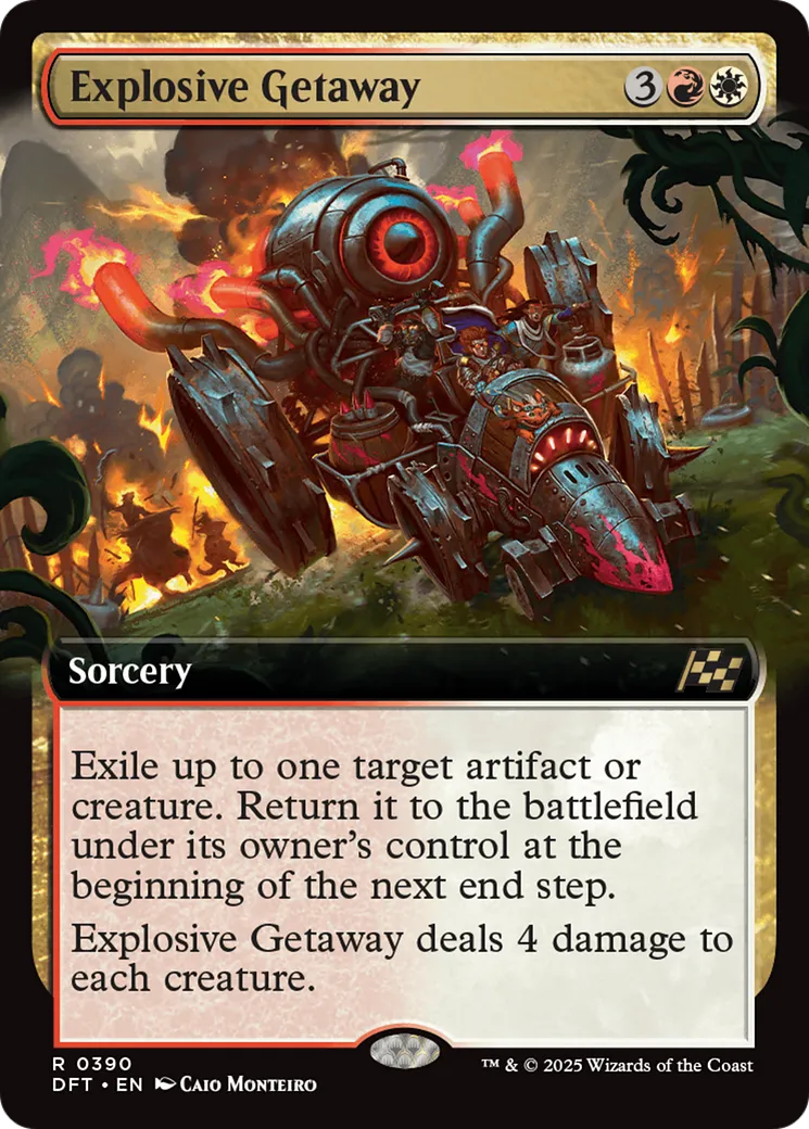Explosive Getaway — Aetherdrift — Magic: The Gathering