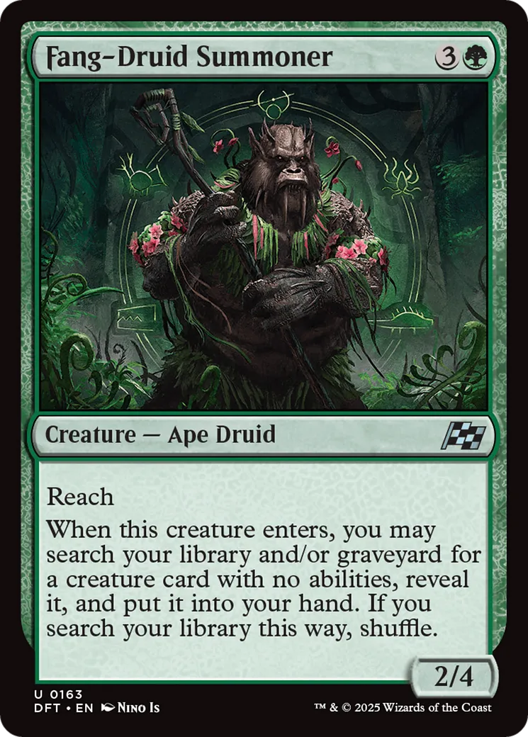 Fang-Druid Summoner — Aetherdrift — Magic: The Gathering